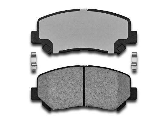 Тормозные колодки Gerat BPF163PG (передние) Low-metallic