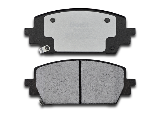 Передние тормозные колодки Gerat BPF277PG Low-metallic