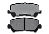 Тормозные колодки Gerat BPR158PG (задние) Low-metallic