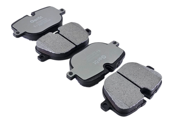 Тормозные колодки Gerat BPR080PG (задние) Low-metallic