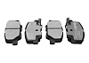 Тормозные колодки Gerat BPR107PG (задние) Low-metallic
