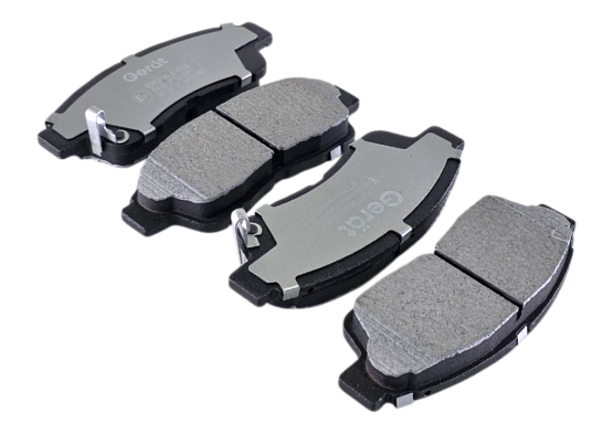 Тормозные колодки Gerat BPF011PG (передние) Low-metallic