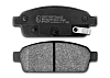 Тормозные колодки Gerat BP-R127P (задние) Low-metallic
