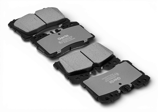 Тормозные колодки Gerat BPF020PG (передние) Low-metallic