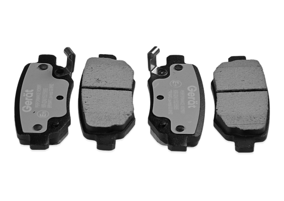 Тормозные колодки Gerat BPR164PG (задние) Low-metallic