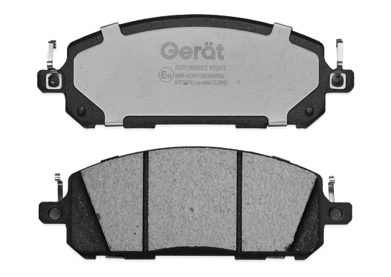 Тормозные колодки Gerat BPF344PG (передние)