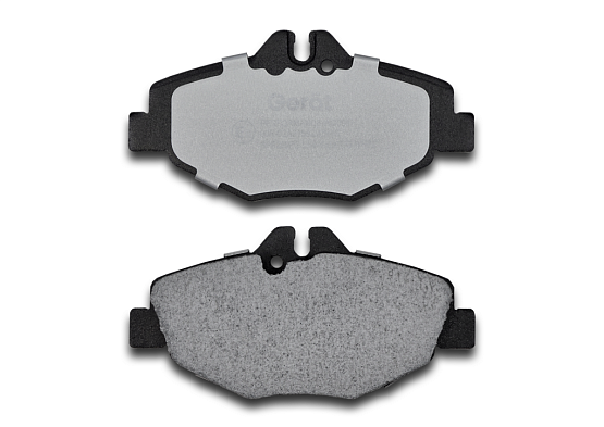Передние тормозные колодки Gerat BPF296PG Low-metallic
