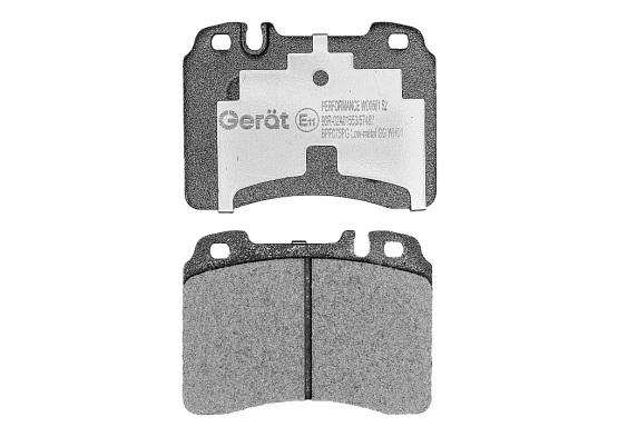 Тормозные колодки Gerat BPF075PG (передние) Low-metallic