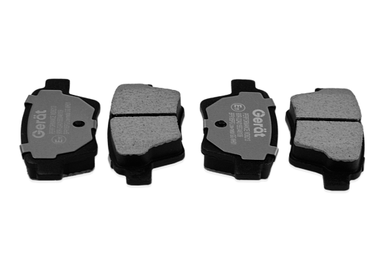 Тормозные колодки Gerat BPR185PG (задние) Low-metallic