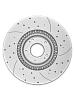 Тормозной диск Gerat F167P (передний) Platinum