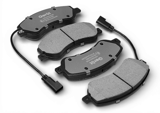 Тормозные колодки Gerat BPF315PG (передние) Low-metallic