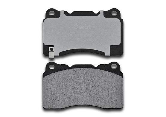 Тормозные колодки Gerat BPF034PG (передние) Low-metallic