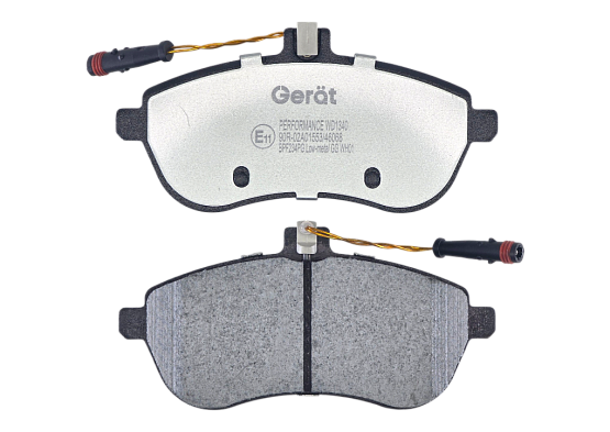 Тормозные колодки Gerat BPF234PG (передние) Low-metallic