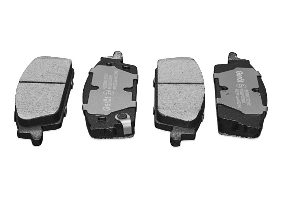 Задние тормозные колодки Gerat BPR217PG Low-metallic