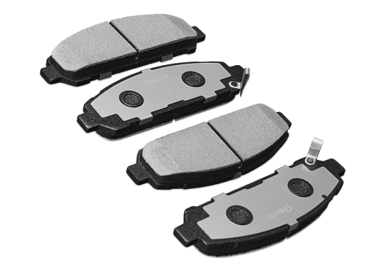 Тормозные колодки Gerat BPF360PG (передние) Low-metallic