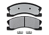 Передние тормозные колодки Gerat BPF281PG Low-metallic