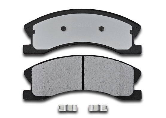 Передние тормозные колодки Gerat BPF281PG Low-metallic