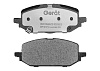 Тормозные колодки Gerat BPF361PG (передние) Low-metallic
