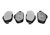Тормозные колодки Gerat BPF369PG (передние) Low-metallic