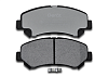 Передние тормозные колодки Gerat BPF065PG Low-metallic