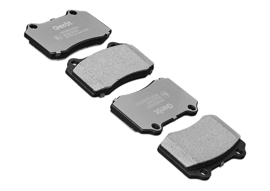 Тормозные колодки Gerat BPR215PG (задние) Low-metallic
