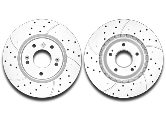 Тормозной диск Gerat DSK-F165P (передний) Platinum