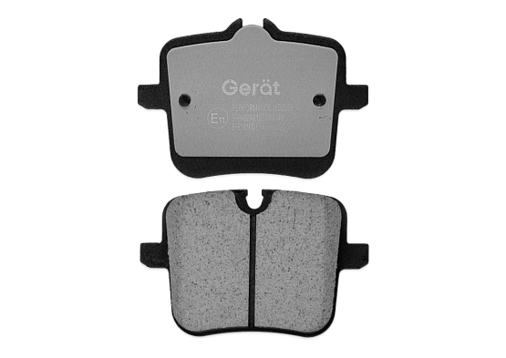 Тормозные колодки Gerat BPR181PG (задние) Low-metallic