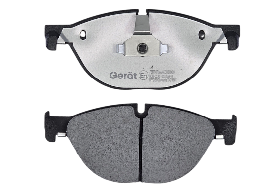 Передние тормозные колодки Gerat BPF218PG Low-metallic