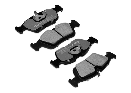 Тормозные колодки Gerat BPF323PG (передние) Low-metallic