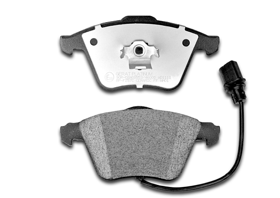 Тормозные колодки Gerat BP-F257C (передние) Platinum