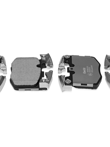 Тормозные колодки Gerat BPF239PG (передние) Low-metallic