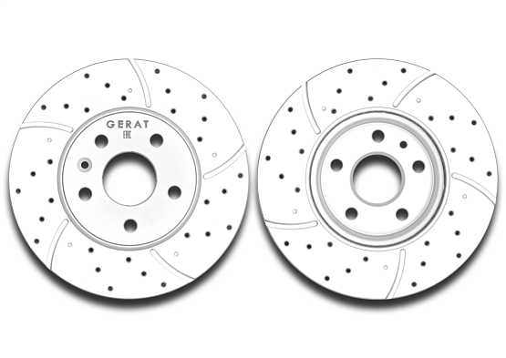 Тормозной диск Gerat DSK-F084P (передний) Platinum