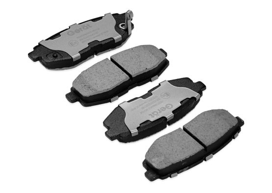 Тормозные колодки Gerat BPR036PG (задние) Low-metallic