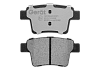 Тормозные колодки Gerat BPR195PG (задние) Low-metallic