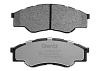 Тормозные колодки Gerat BPF172PG (передние) Low-metallic