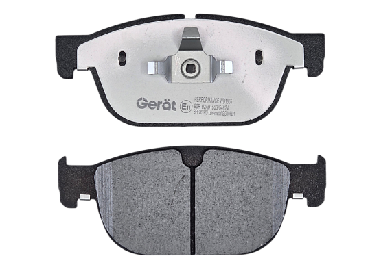 Тормозные колодки Gerat BPF261PG (передние) Low-metallic