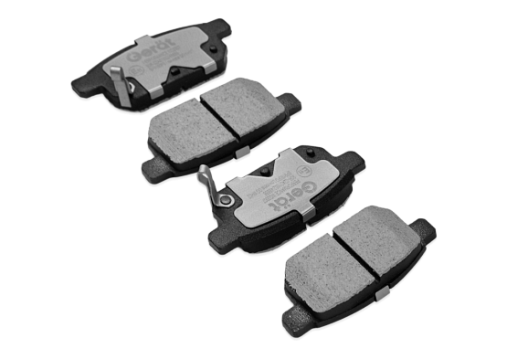 Тормозные колодки Gerat BPR190PG (задние) Low-metallic