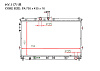 Радиатор охлаждения двигателя Gerat HY-117/1R