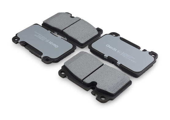 Тормозные колодки Gerat BPF195PG (передние) Low-metallic