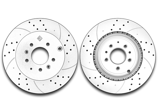 Тормозной диск Gerat DSK-R121P (задний) Platinum