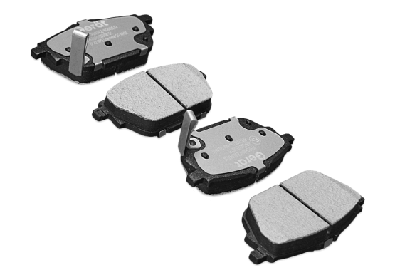 Задние тормозные колодки Gerat BPR229PG Low-metallic