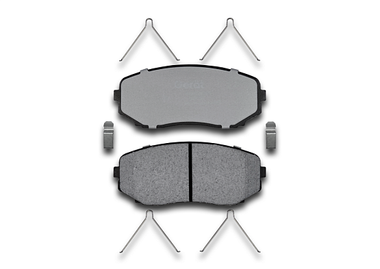 Тормозные колодки Gerat BPF229PG (передние) Low-metallic