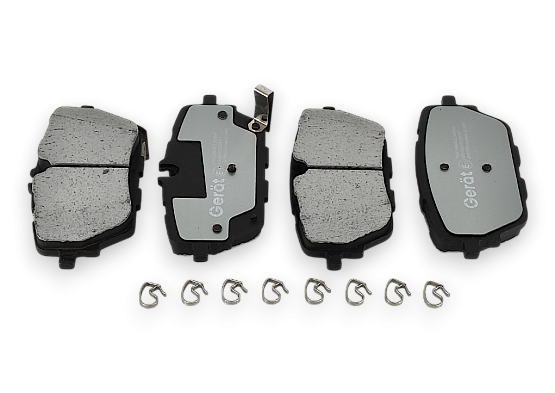 Тормозные колодки Gerat BPR177PG (задние) Low-metallic