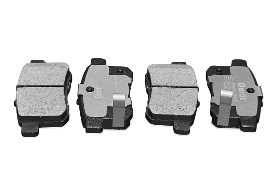 Тормозные колодки Gerat BPR065PG (задние) Low-metallic