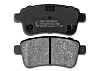 Тормозные колодки Gerat BP-R128P (задние) Low-metallic