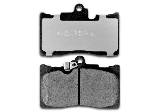 Тормозные колодки Gerat BP-F202C (передние) Platinum