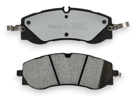 Передние тормозные колодки Gerat BPF311PG Low-metallic