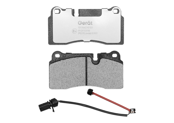 Задние тормозные колодки Gerat BPR221PG Low-metallic