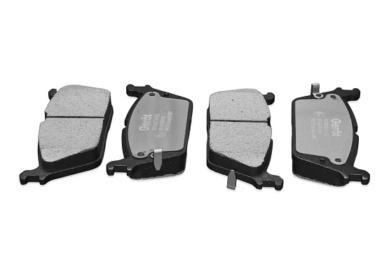 Тормозные колодки Gerat BPR210PG (задние) Low-metallic