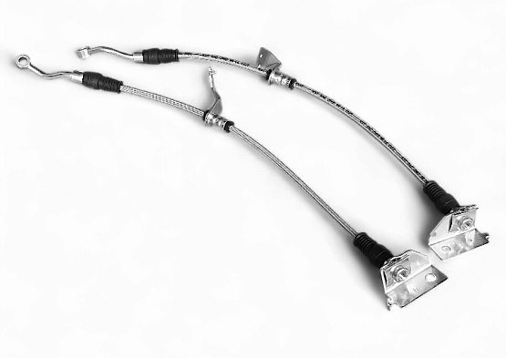 Комплект тормозных шлангов армированных Gerat GBL035